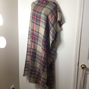 Choies blanket scarf wrap women Tartan - Beige, Red, Blue